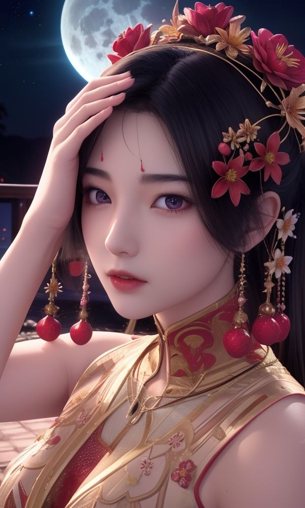 DA-逆天邪神-夏倾月-婚服-340 by DangerAngel on Tensor.Art