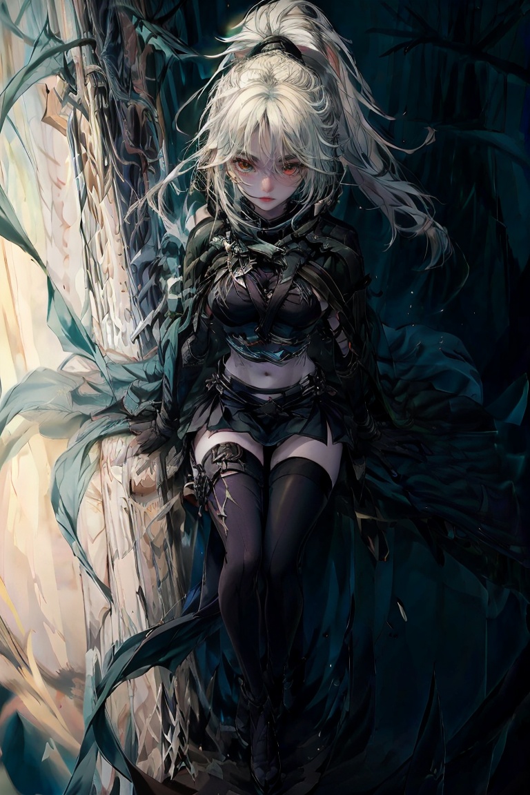 heterochromia,  SharpEyess ,  mismatched gloves by Agoon on Tensor.Art