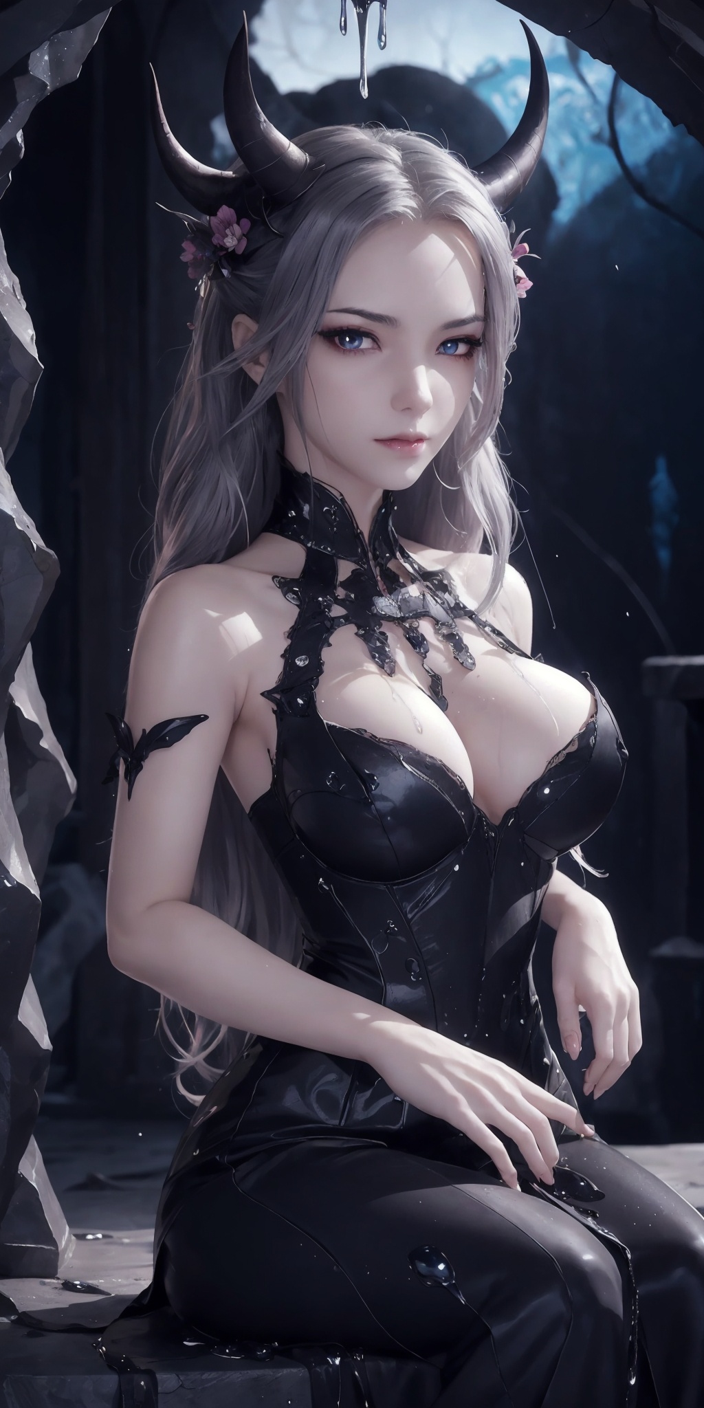 Movie perspective,  floating,  (beautiful detailed eyes) on Tensor.Art