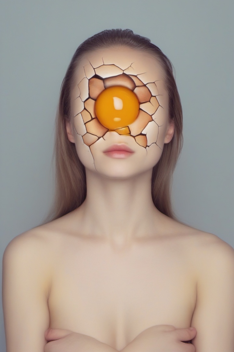 1girl,  head crack,  face crack on Tensor.Art