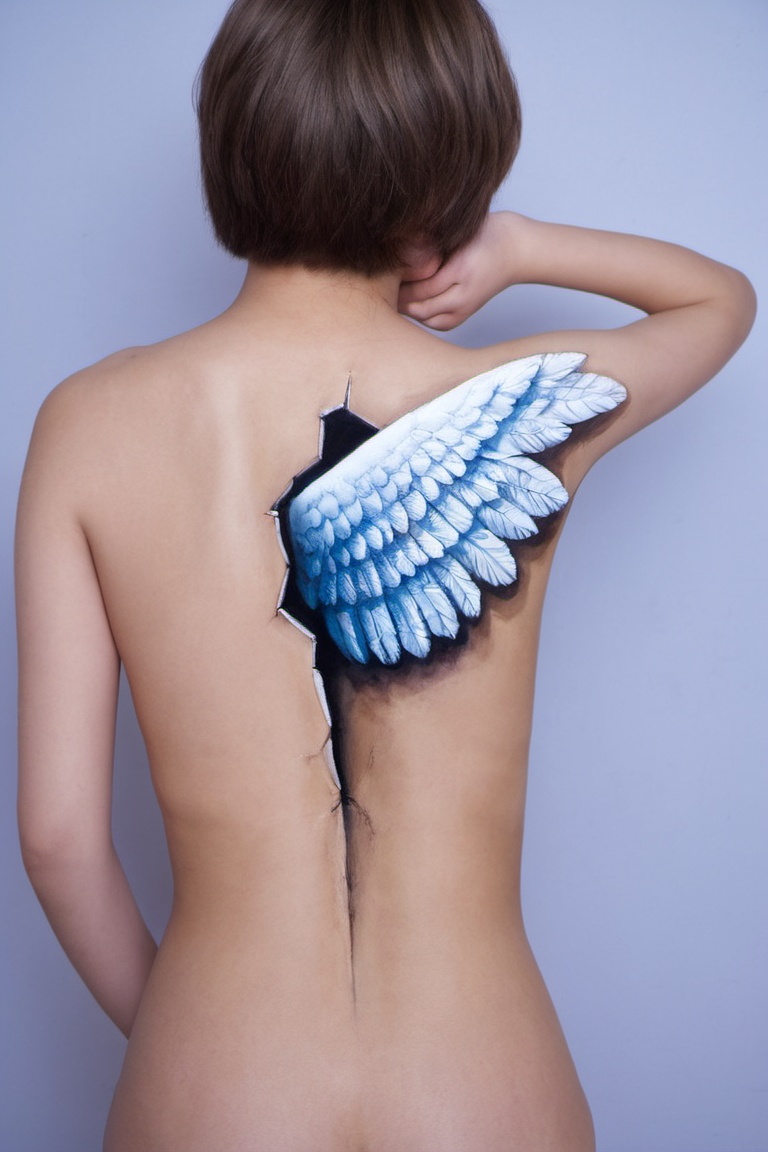 solo,  1girl,  from behind on Tensor.Art