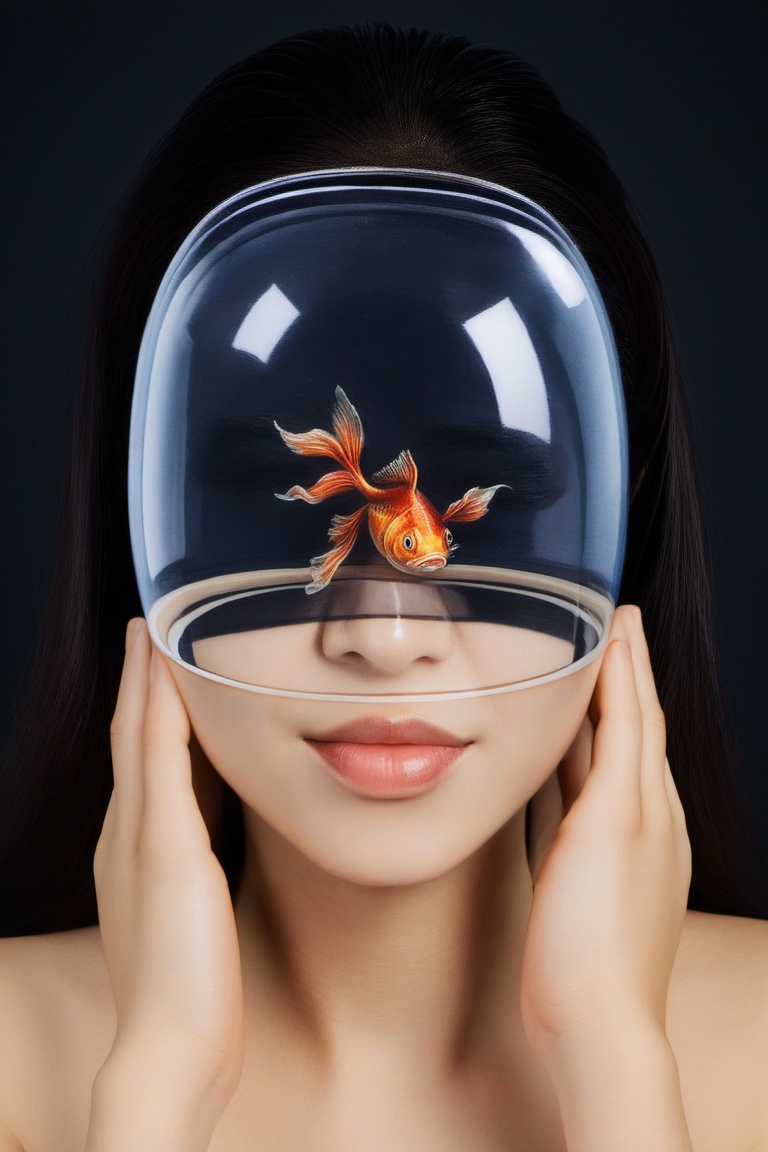 1girl,  fish,  solo on Tensor.Art