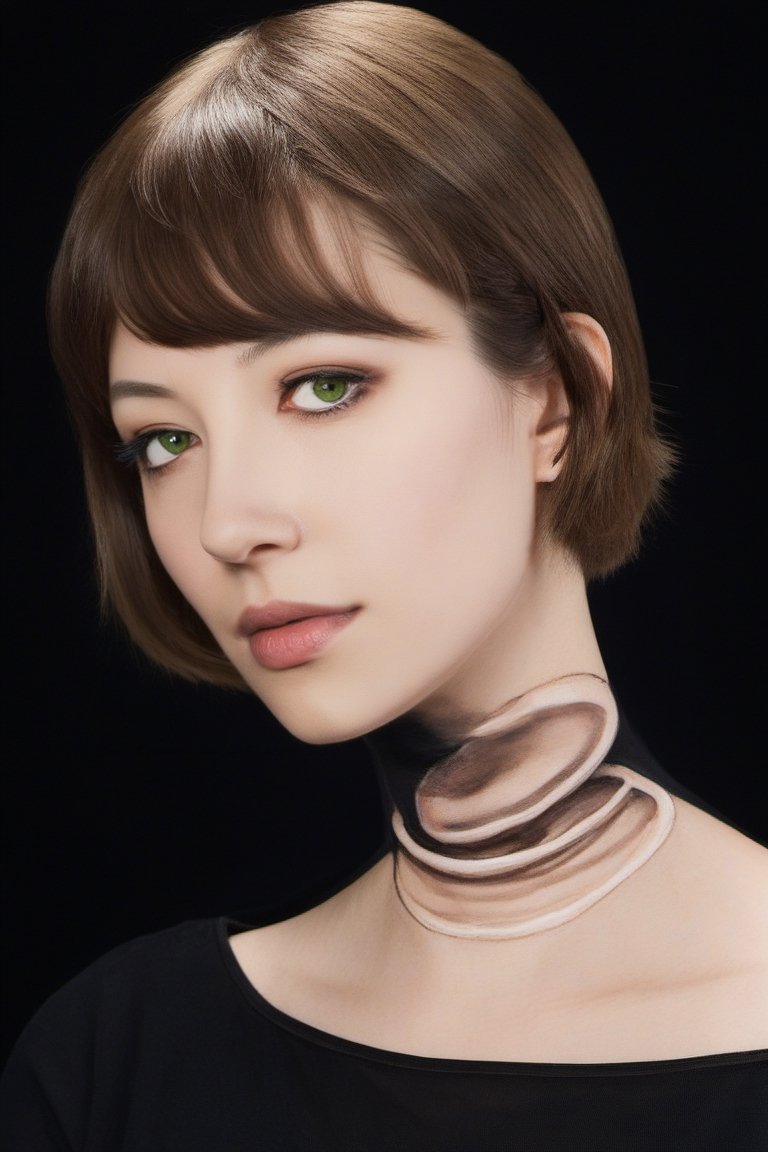 1girl,  solo,  green eyes on Tensor.Art