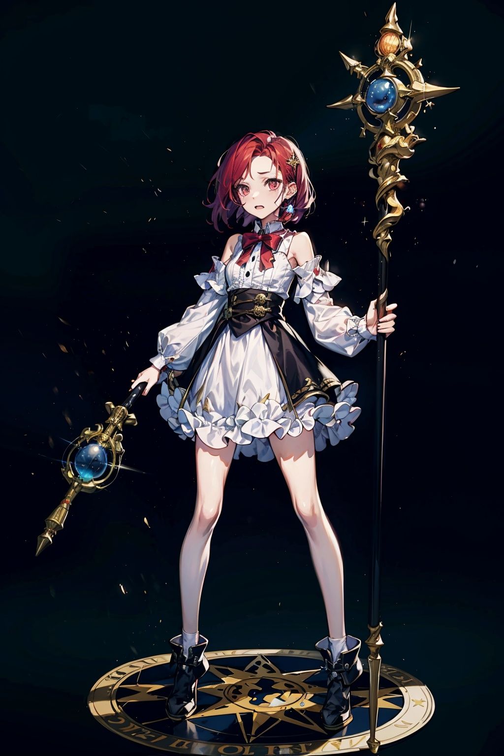  absurdres,incredibly absurdres,reality,realistic,,(solo:1.2),1girl,full_shot,magician,Wand