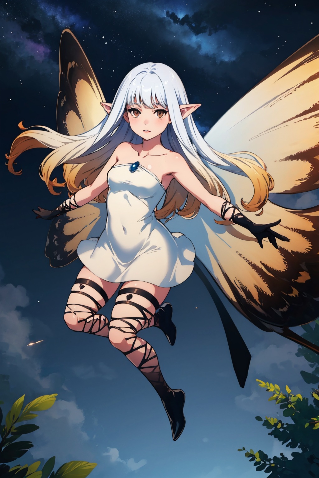 masterpiece,  best quality,  white hair on Tensor.Art
