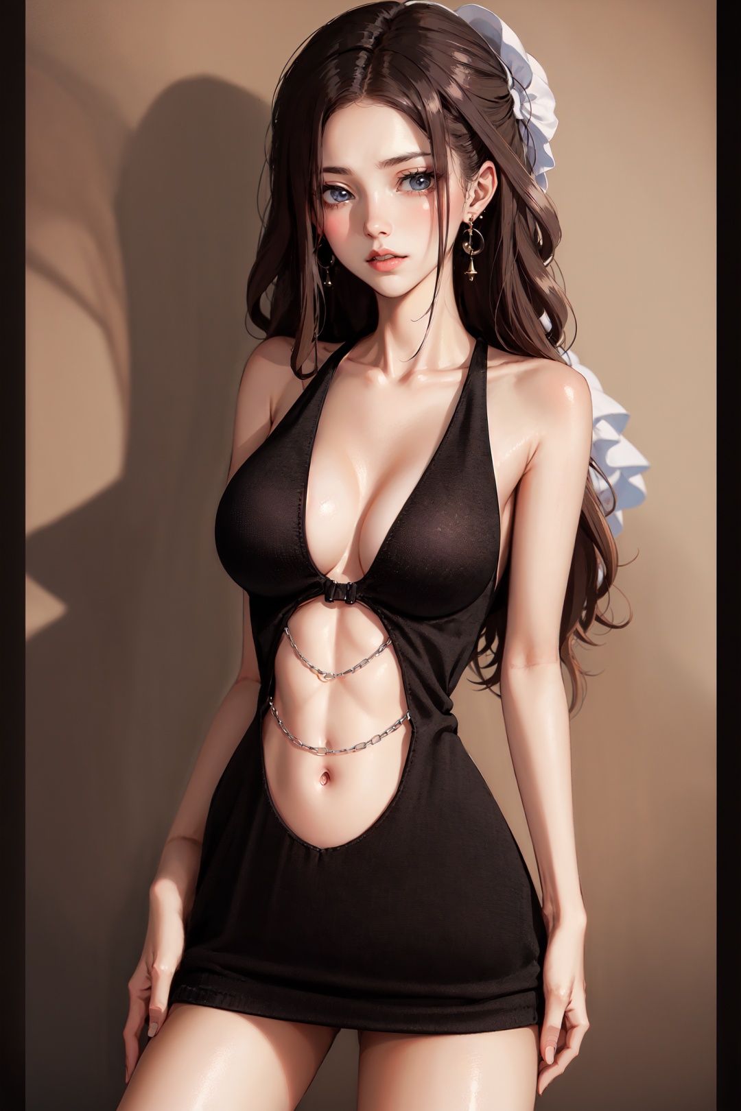 bra,  navel,  dress on Tensor.Art