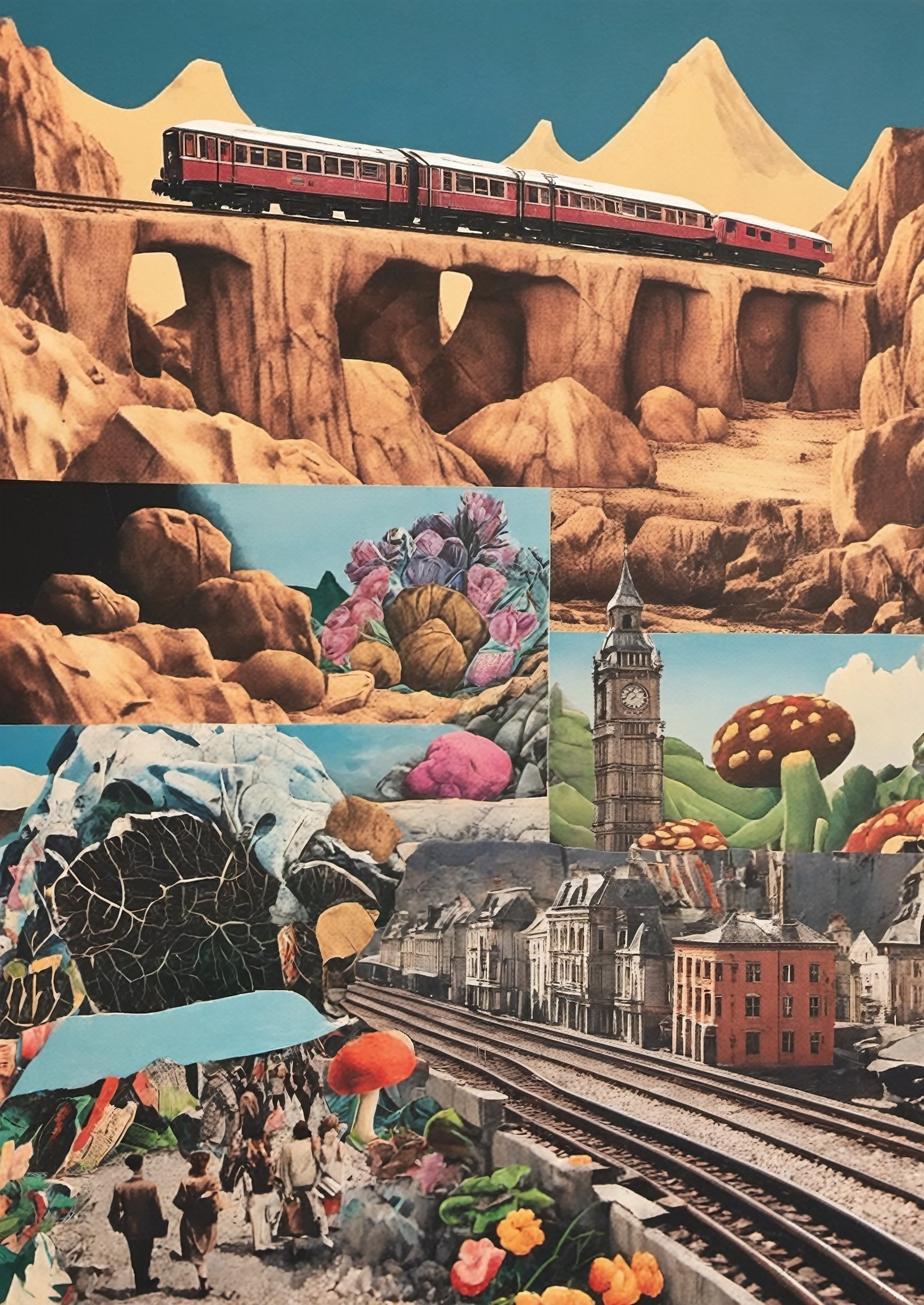 (masterpiece,  best quality),  a train station where trains are replaced by giant shoes on Tensor.Art