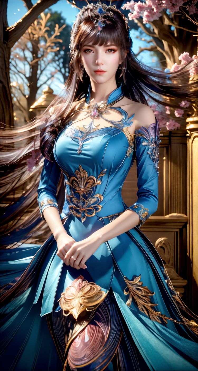 美女背景虚化效果 by xb on Tensor.Art