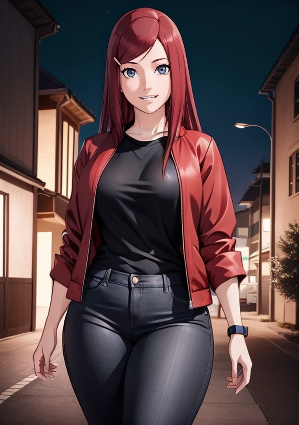 1girl,  Kushina_NS,  light smile by daniel20019 on Tensor.Art