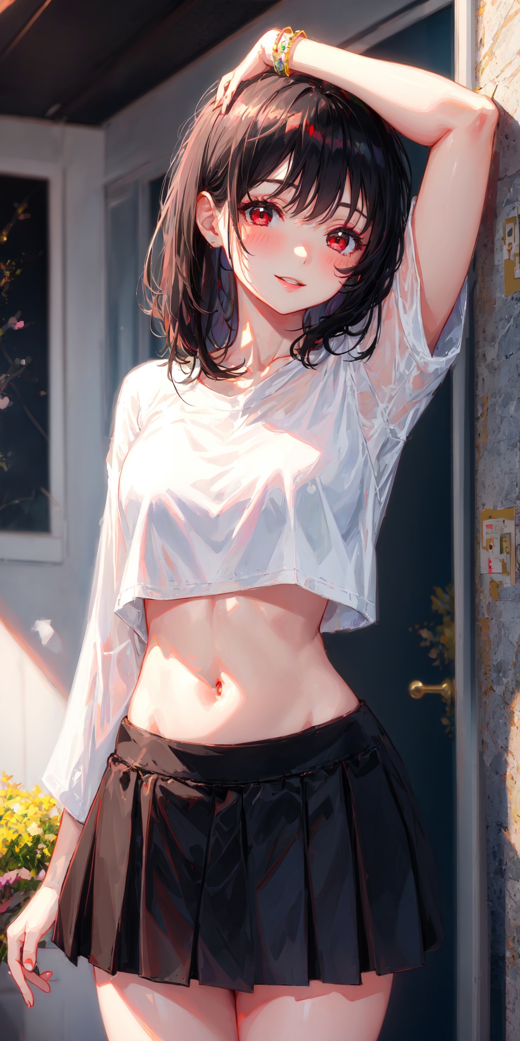 1girl,  parted lips,  blush on Tensor.Art