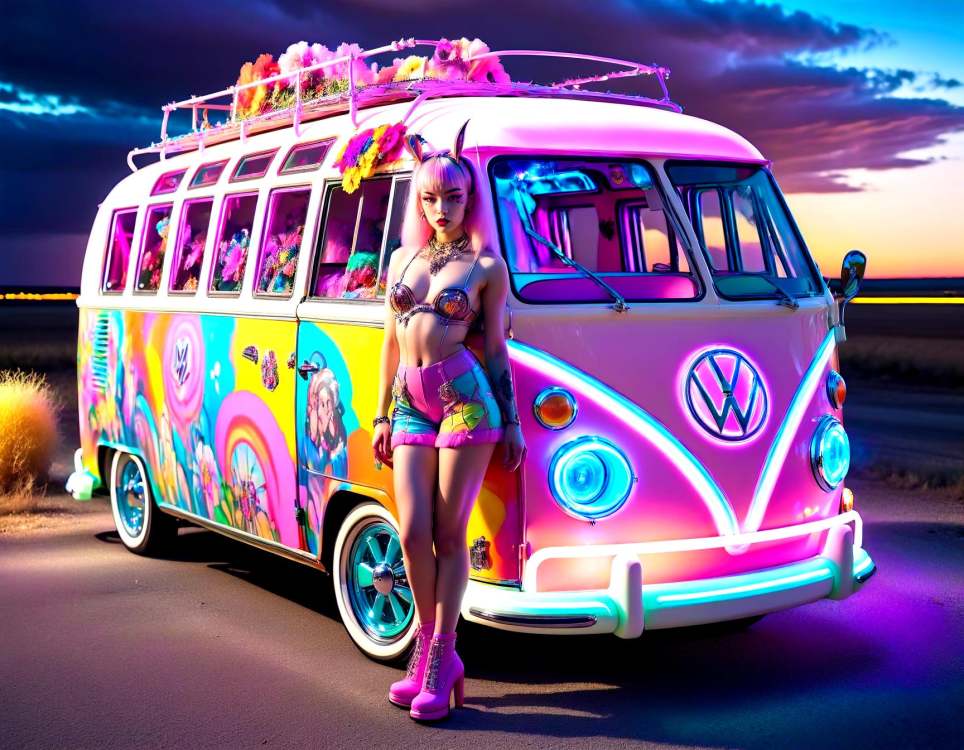 Volkswagen T1 Bulli [基础模型XL] by DennisSchöneberg on Tensor.Art