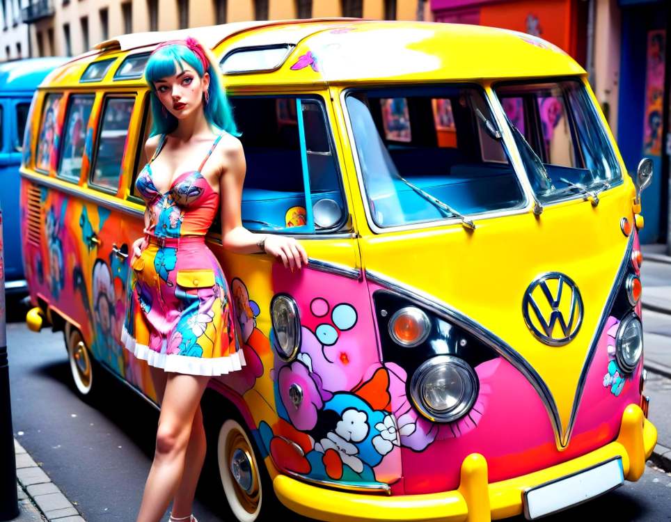 Volkswagen T1 Bulli [基础模型XL] by DennisSchöneberg on Tensor.Art
