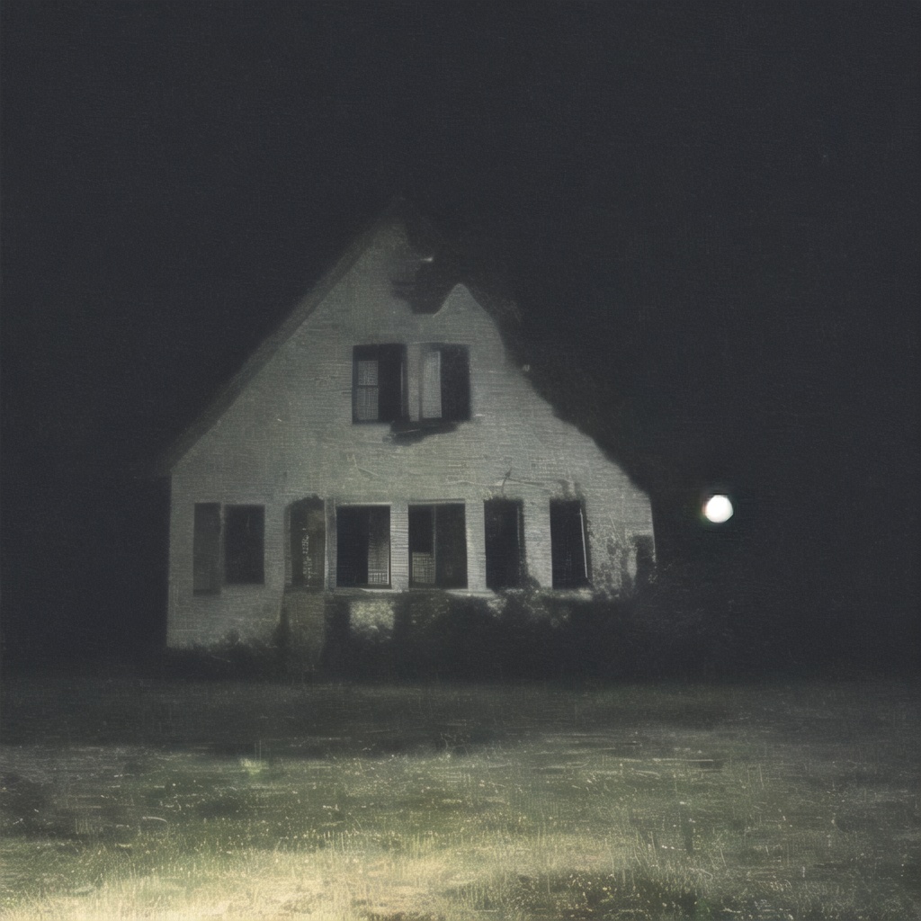 abandoned building,  darkness,  house on Tensor.Art