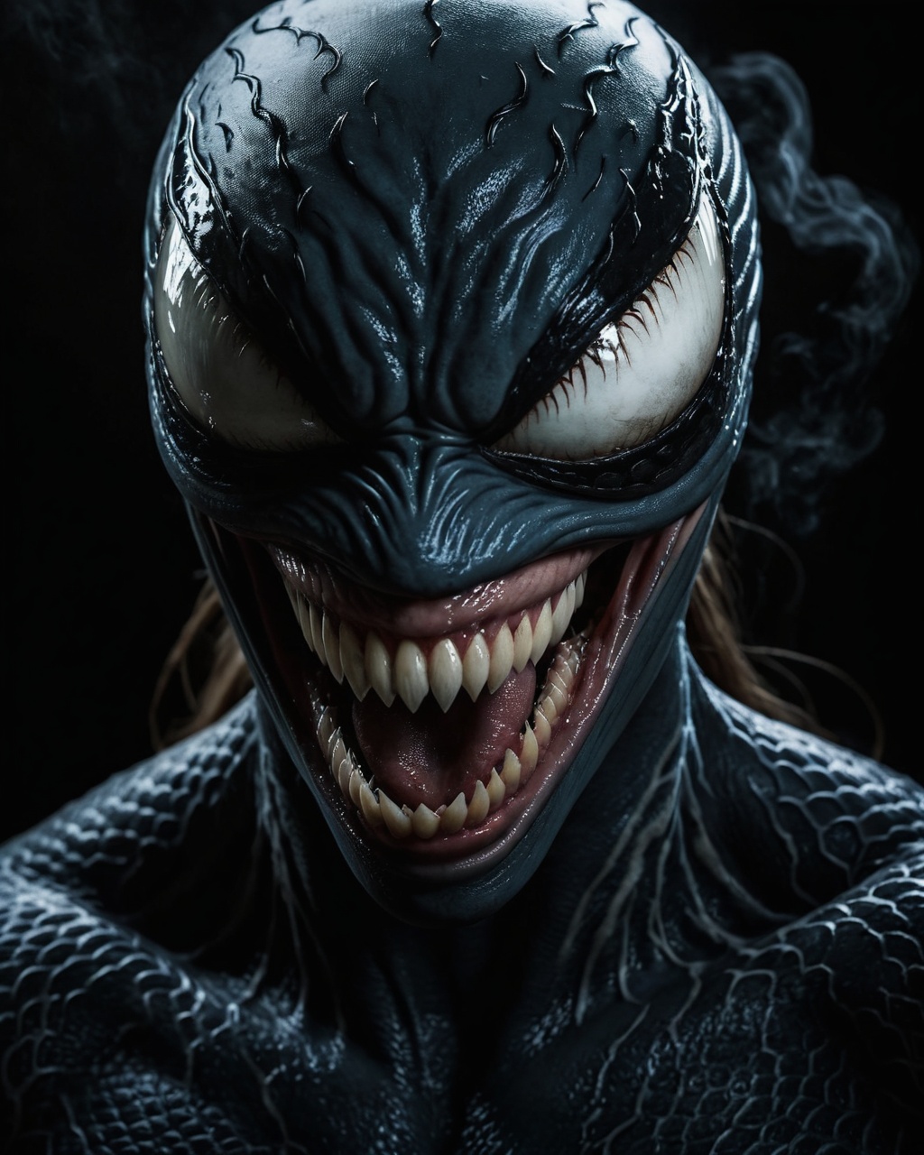 eyes shoot photo,  cloe up,  a full view image of the guardian of the underworld on Tensor.Art