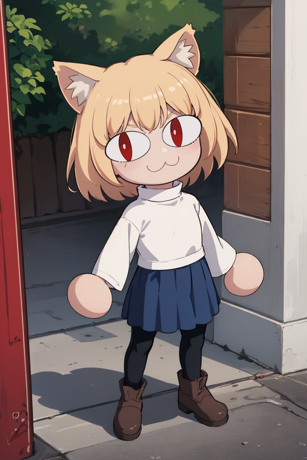 necoarc,  slit pupils,  cat ears on Tensor.Art