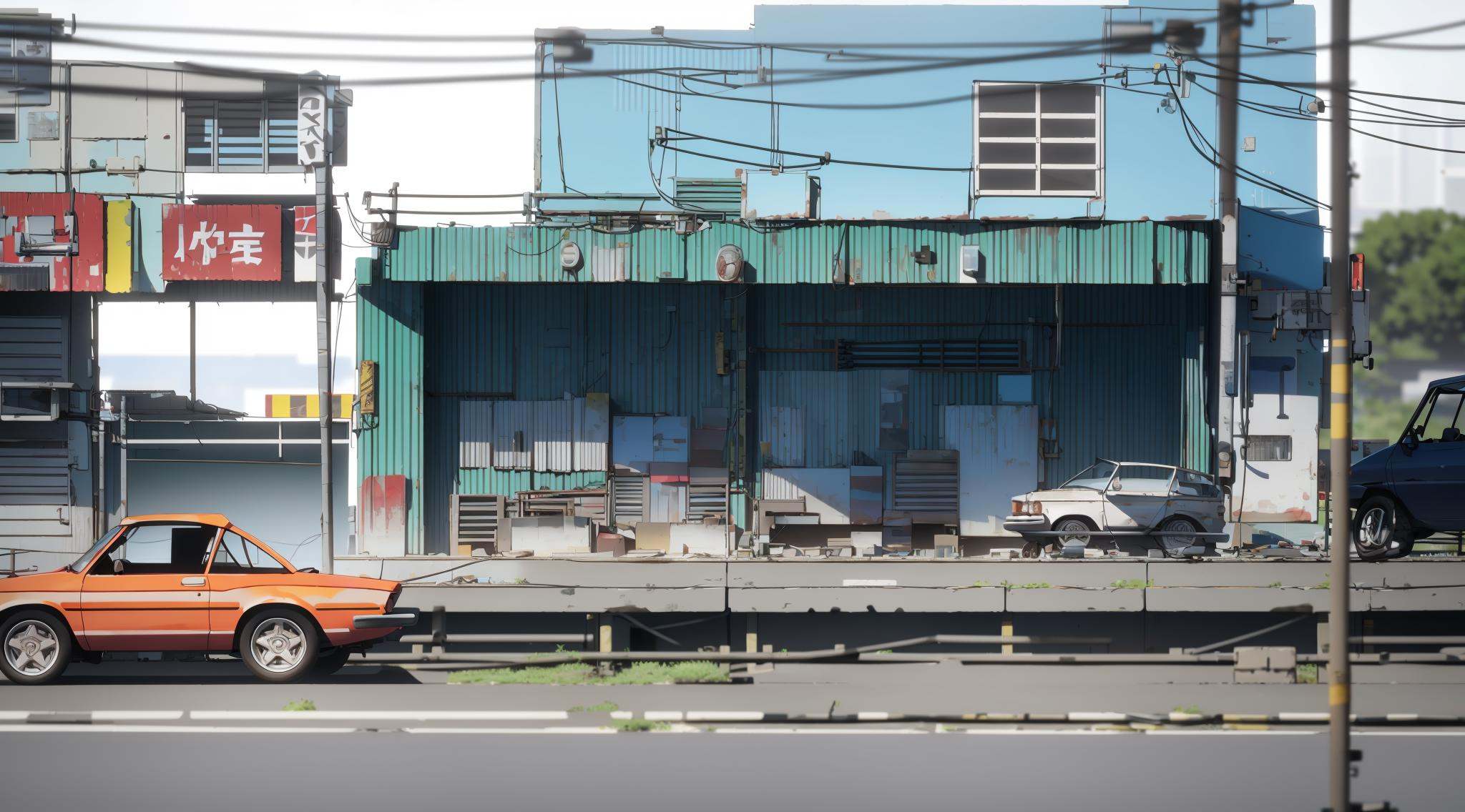 Concept art,  horizontal scenes,  horizontal line composition on Tensor.Art