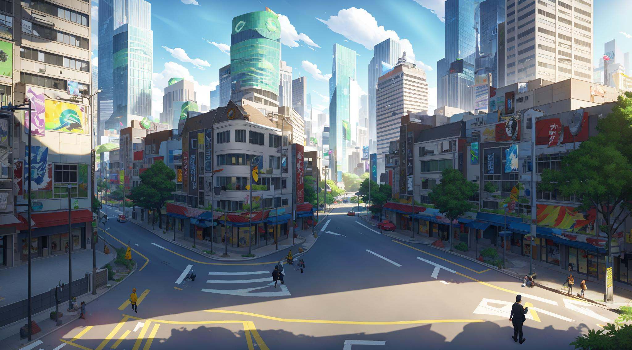 Concept art,  horizontal scenes,  horizontal line composition on Tensor.Art
