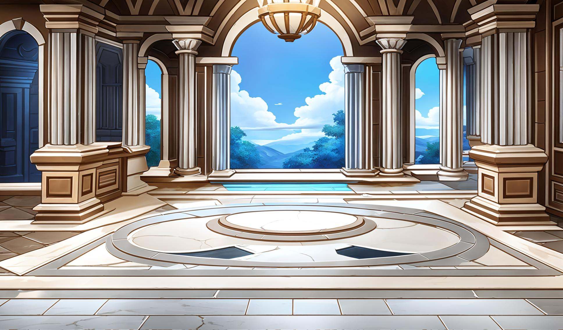 Concept art,  horizontal scenes,  horizontal line composition on Tensor.Art