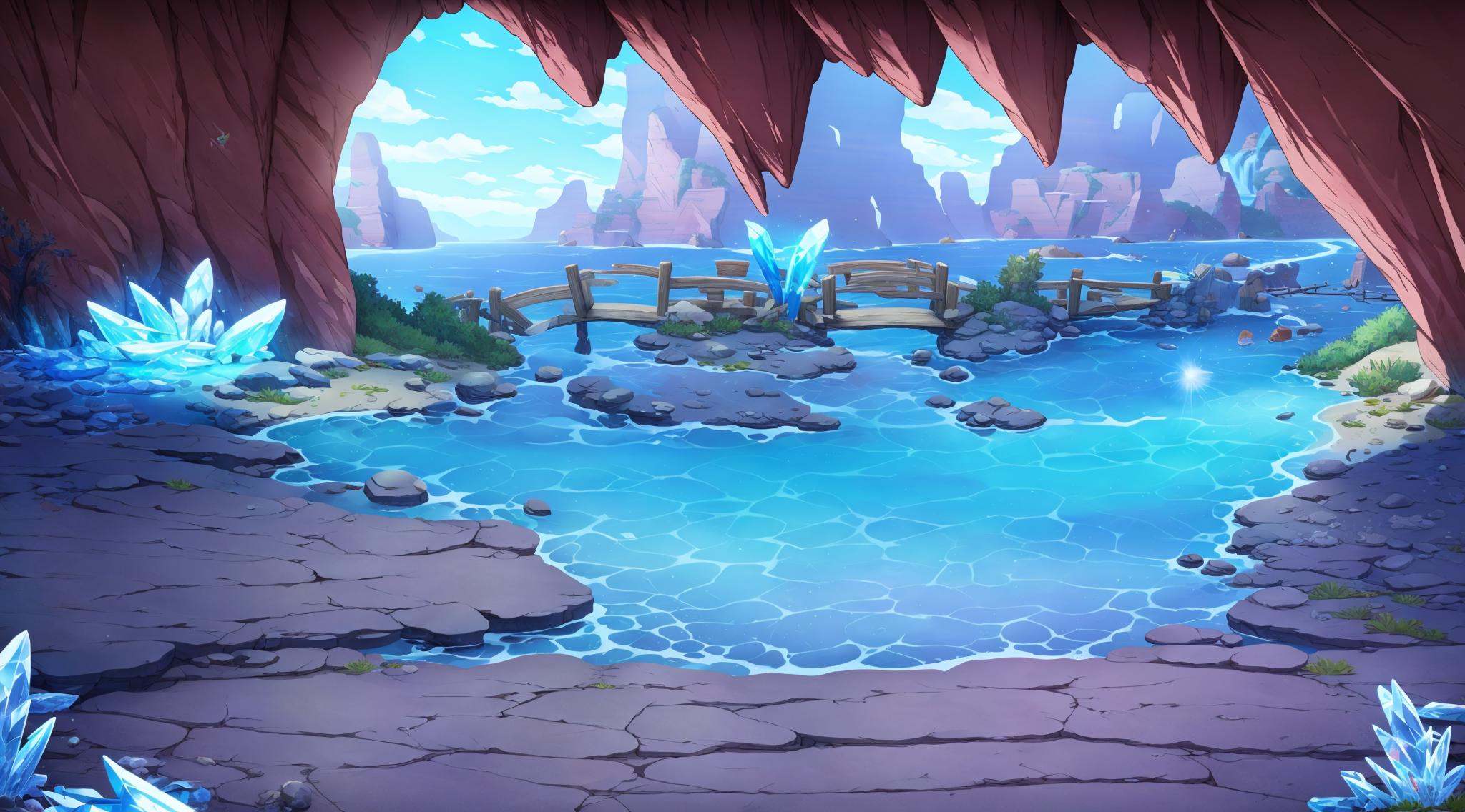 Concept art,  horizontal scenes,  horizontal line composition on Tensor.Art