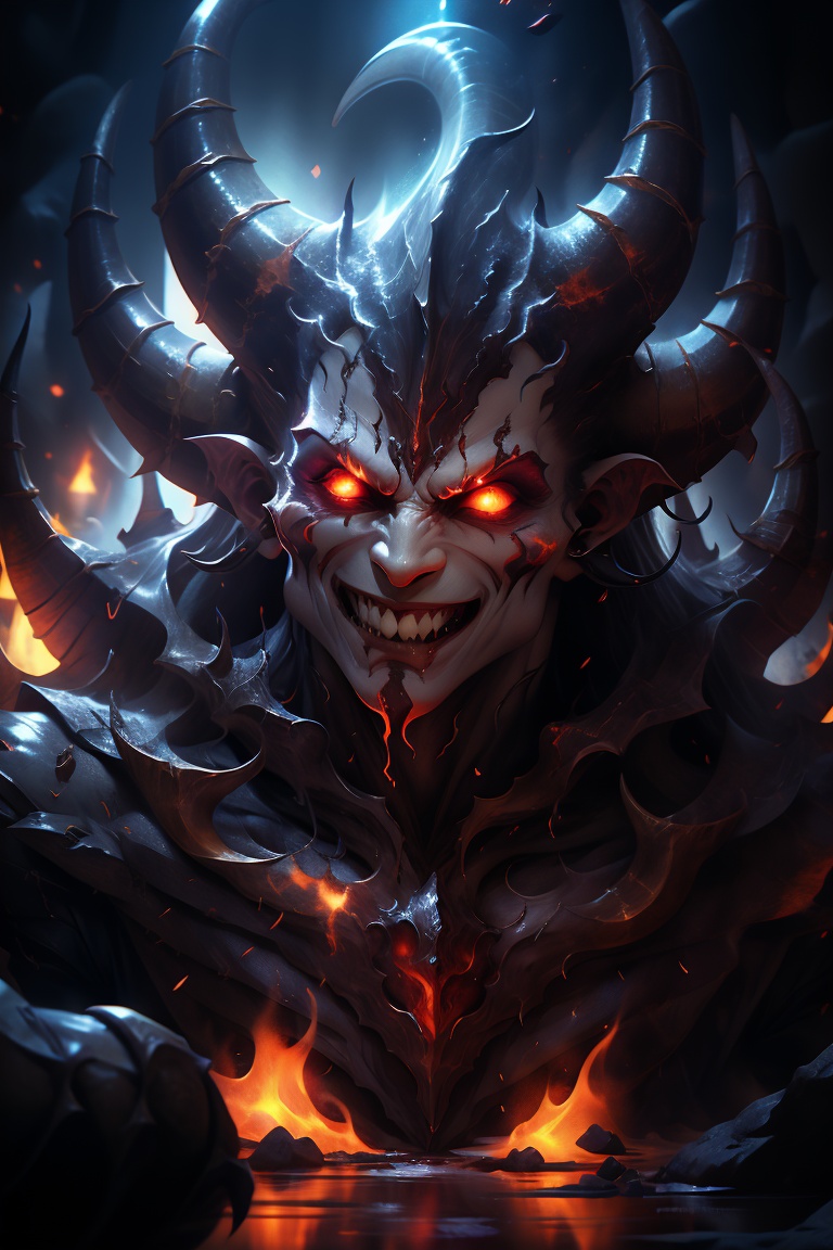 devil,  detailed devil,  hellfire on Tensor.Art