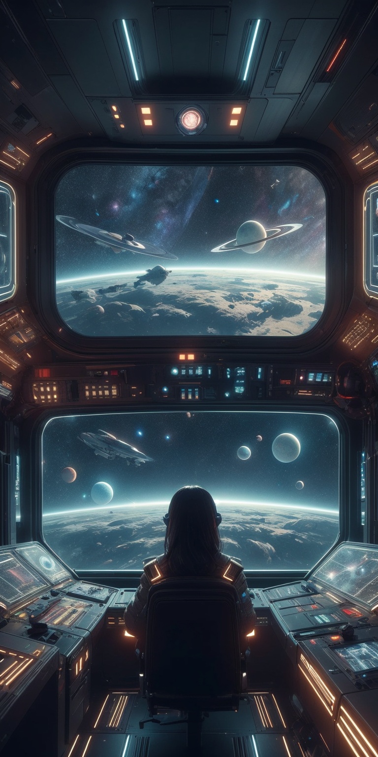 1girl,  photorealistic,  Futuristic room on Tensor.Art