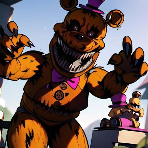 Nightmare Fredbear FNAF / Five Nights at Freddy's by xmattar on Tensor.Art