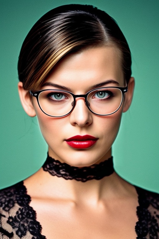 glasses,  Sharp Focus,  wo_millajov01 on Tensor.Art