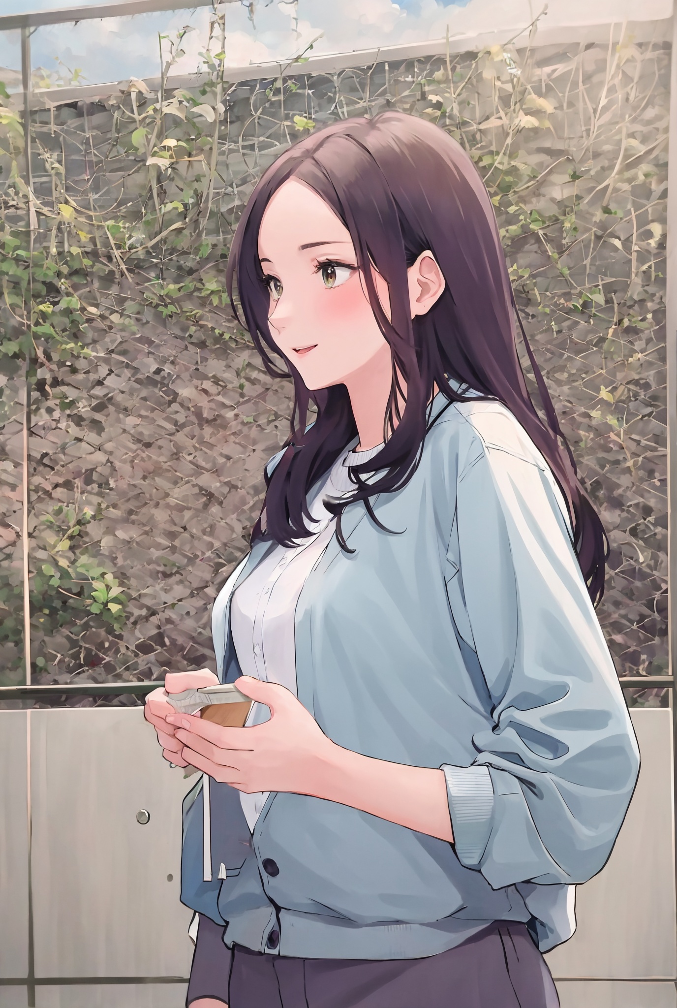 Portrait of beautiful girl playing badminton,  , on Tensor.Art