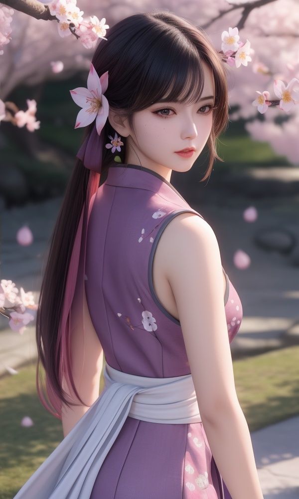 (,1girl, ,best quality, )<lora:346-DA-梦塔·雪谜城-成芊:0.6>,, ,masterpiece, (( , )),, realistic,science fiction,mole, ultra realistic 8k cg, ,tamari \(flawless\),     ,plum blossoms, cherry blossoms      (()), (),
