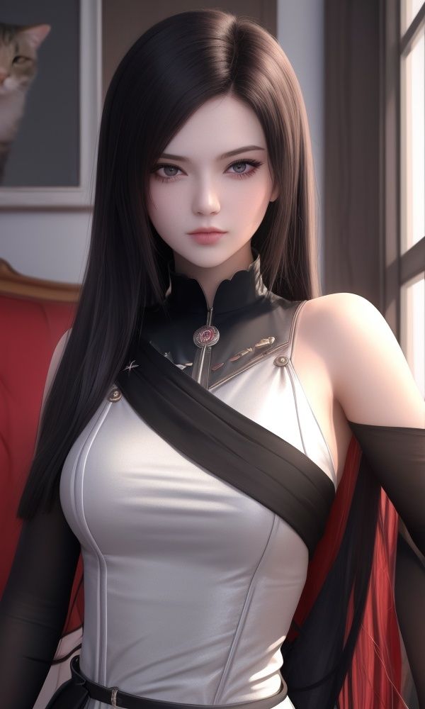 (,1girl, ,best quality, )<lora:346-DA-梦塔·雪谜城-成芊:0.8>masterpiece,best quality,ultra high res,(( , )), art,Cat,1girl,