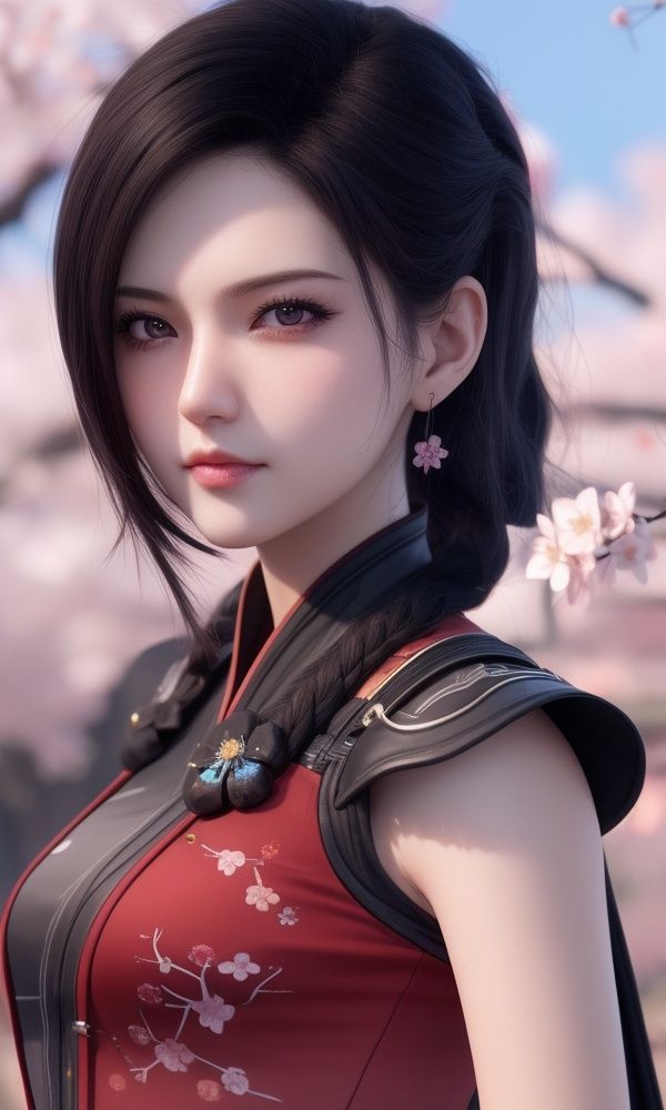 (,1girl, ,best quality, )<lora:346-DA-梦塔·雪谜城-成芊:0.8>,, ,masterpiece, (( , )),, realistic,science fiction,mole, ultra realistic 8k cg, ,tamari \(flawless\),     ,cherry blossoms      (()), (),