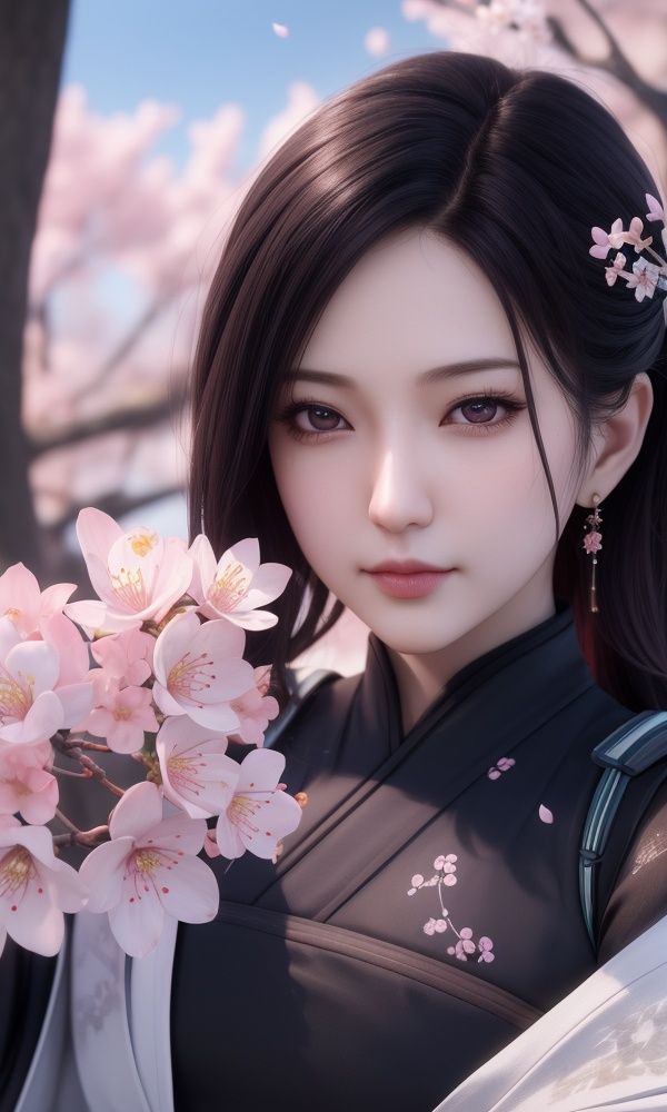 (,1girl, ,best quality, )<lora:346-DA-梦塔·雪谜城-成芊:0.6>,, ,masterpiece, (( , )),, realistic,science fiction,mole, ultra realistic 8k cg, ,tamari \(flawless\),     ,plum blossoms, cherry blossoms      (()), (),