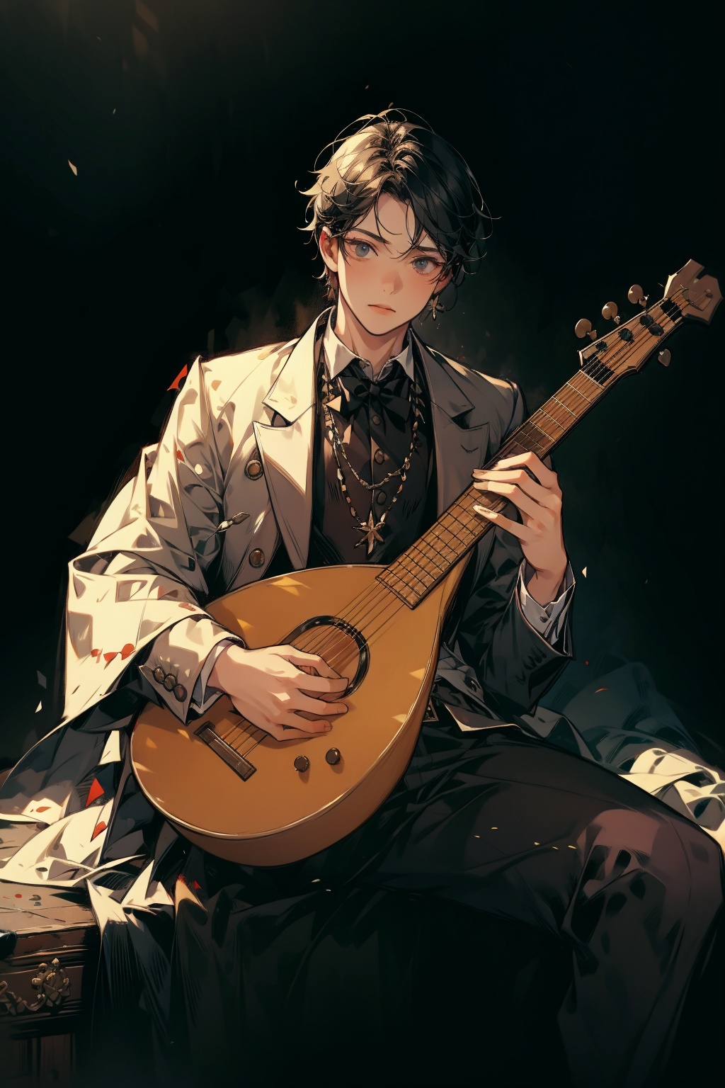  absurdres,incredibly absurdres,reality,realistic,,(solo:1.2),1boy,full_shot,bard,