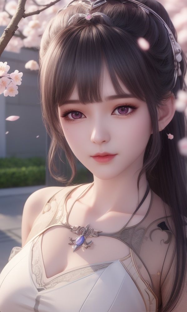 (,1girl, ,best quality, )<lora:349-DA-斗罗大陆-小舞-成年:0.6>,, ,masterpiece, (( , )),, realistic,science fiction,mole, ultra realistic 8k cg, ,tamari \(flawless\),   ,(,cherry blossoms,  ), (()),