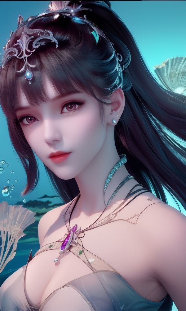 (,1girl, ,best quality, )<lora:349-DA-斗罗大陆-小舞-成年:0.8>,, ,masterpiece,((((1girl, solo,  , solo focus, seaweed,underwater, ))))    (()), (), ,ultra realistic 8k cg, flawless, clean, masterpiece, professional artwork, famous artwork, cinematic lighting, cinematic bloom, perfect face, beautiful face, (( , )),, dreamlike, unreal, science fiction, luxury, jewelry, diamond, gold, pearl, gem, sapphire, ruby, emerald, intricate detail, delicate pattern, charming, alluring, seductive, erotic, enchanting, hair ornament, necklace, earrings, bracelet, armlet,halo,