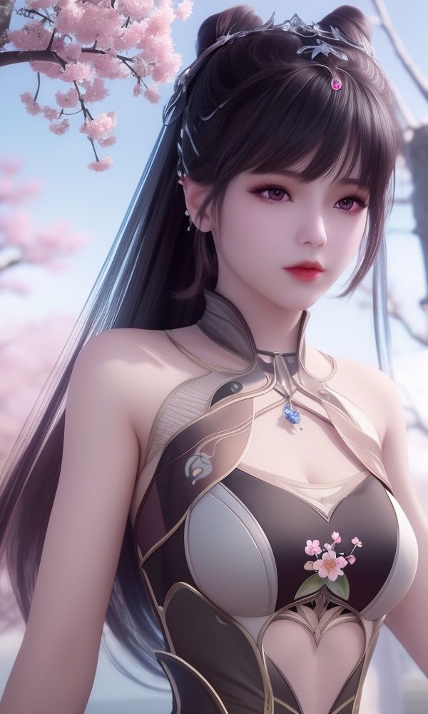 (,1girl, ,best quality, )<lora:349-DA-斗罗大陆-小舞-成年:0.8>,, ,masterpiece, (( , )),, realistic,science fiction,mole, ultra realistic 8k cg, ,tamari \(flawless\),     ,cherry blossoms      (()), (),