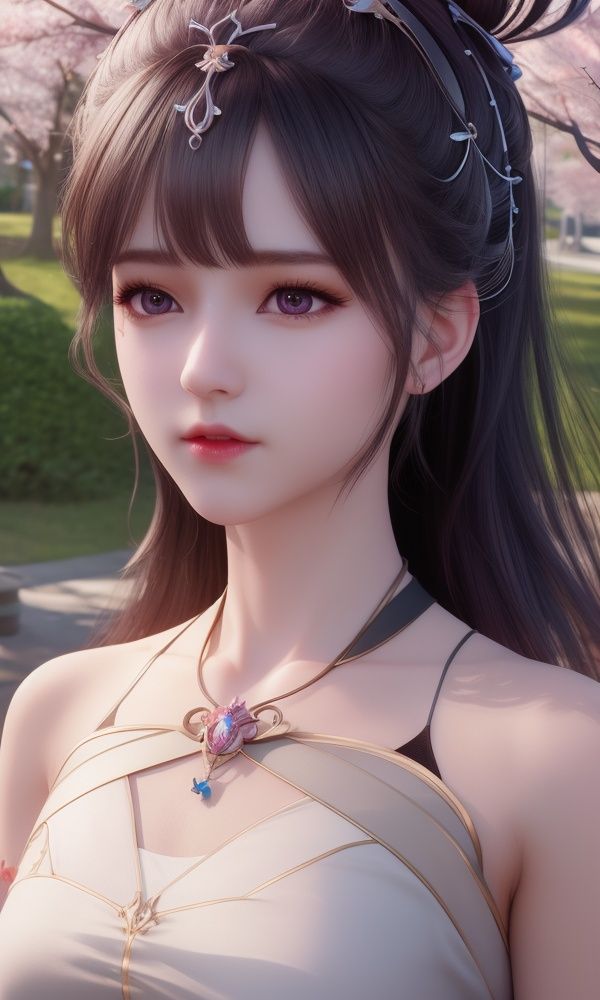 (,1girl, ,best quality, )<lora:349-DA-斗罗大陆-小舞-成年:0.6>,masterpiece, (( , )),, realistic,science fiction,mole, ultra realistic 8k cg, ,tamari \(flawless\),   ,outdoors, sun,sunlight, cherry blossoms,      (()), (),