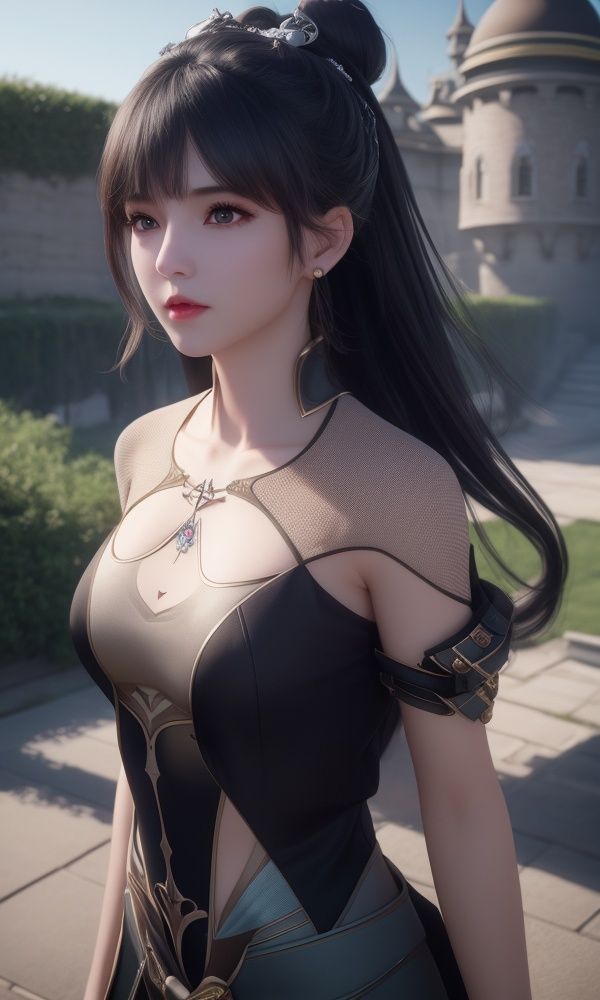 (,1girl, ,best quality, )<lora:349-DA-斗罗大陆-小舞-成年:0.7>,, ,masterpiece, (( , )),, realistic,science fiction,mole, ultra realistic 8k cg, ,tamari \(flawless\),    ,castle,       (()), (),
