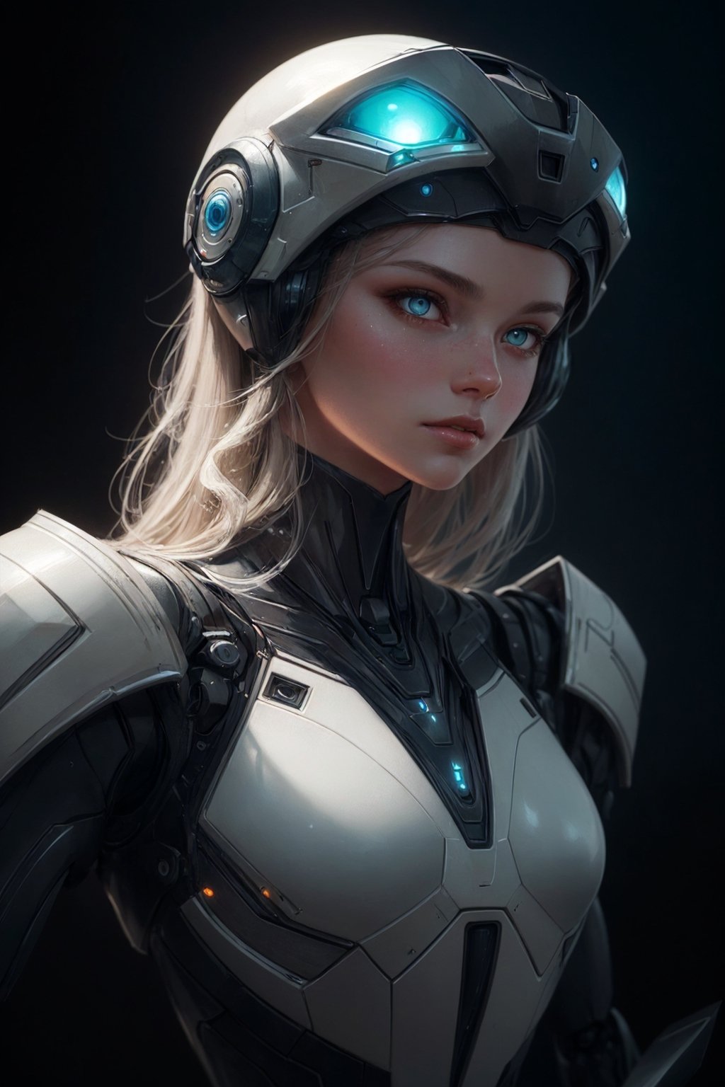 1 robot,  organic,  glowing eyes by Keith on Tensor.Art