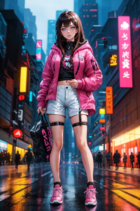 Psychogenic Dream Style,  1girl,  bag on Tensor.Art