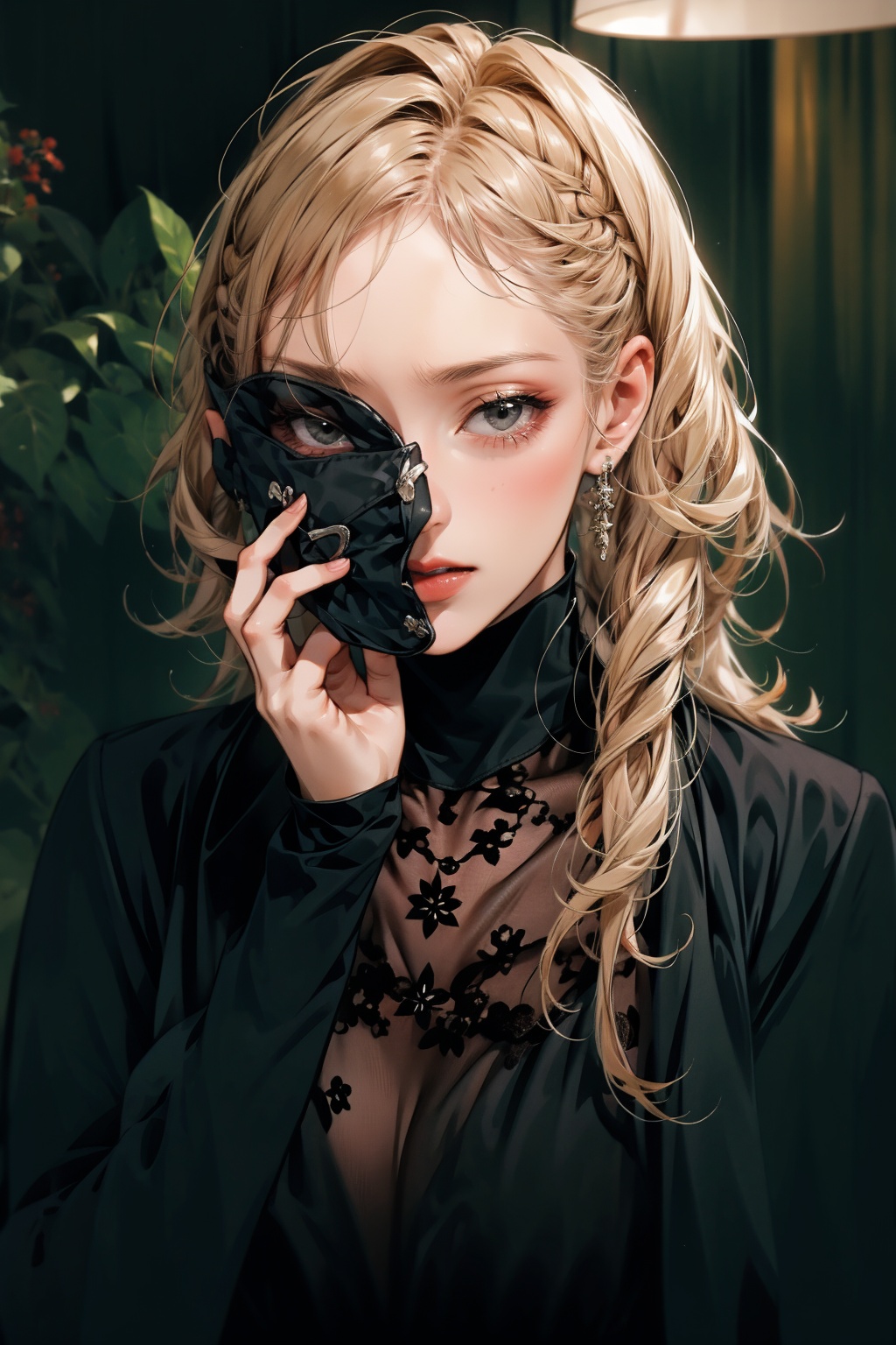  absurdres,incredibly absurdres,reality,realistic,,(solo:1.2),1girl,full_shot,Take off or put on_disguise,disguise for covering the face,disguise