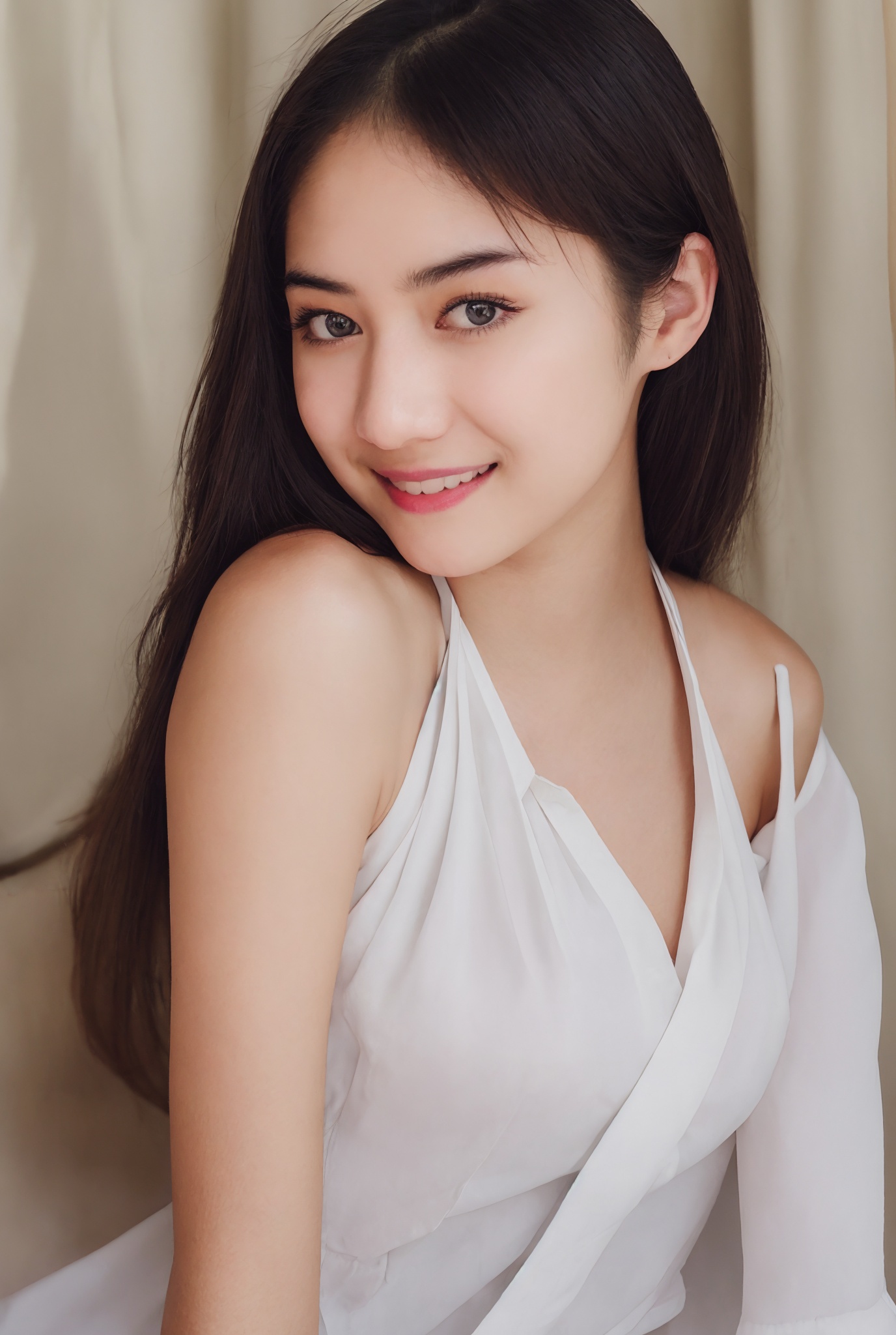 Portrait of beautiful girl,  , on Tensor.Art