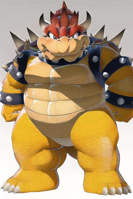 <lora:Bowser:1>, bowser, standing, masterpiece, best quality