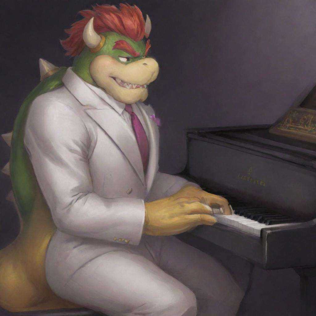 masterpiece,  best quality,  Bowser on Tensor.Art