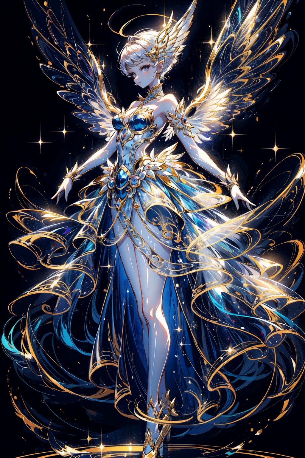  Best quality, 8k, cg, 
a close up of a person in a dress with a light on, astral fairy, fairy dancing, space flower fairy, ethereal essence, ethereal wings, dancing gracefully, magical fairy floating in space, ethereal!!!!!!!, astral ethereal, faerie, ethereal anime, fairy aesthetics, ethereal!!!, a stunning young ethereal figure, ethereal glow, ethereal angelic being of light