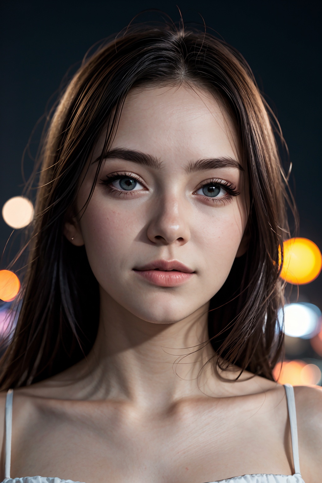 instagram photo,  closeup face photo of 18 y.o swedish woman in dress,  beautiful face on Tensor.Art