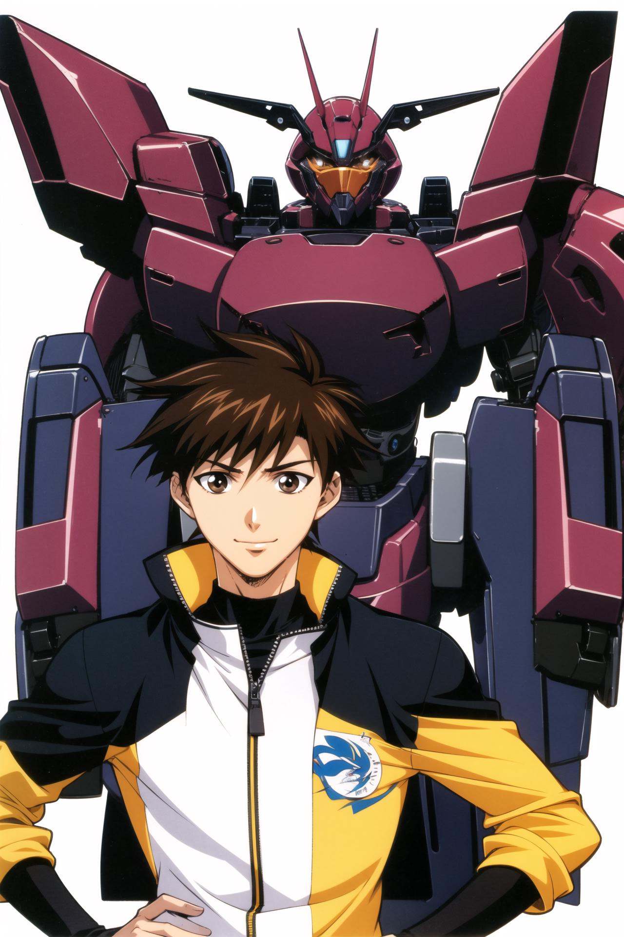 1boy,  mecha,  robot on Tensor.Art