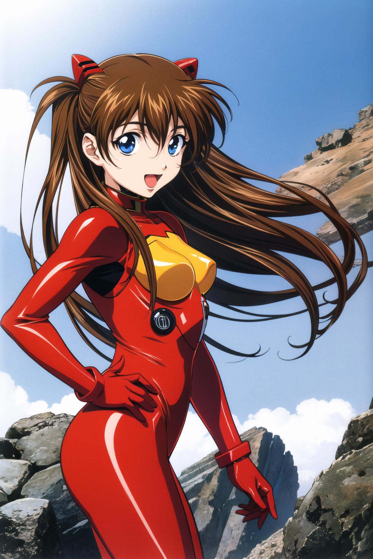 1girl,  long hair,  plugsuit on Tensor.Art