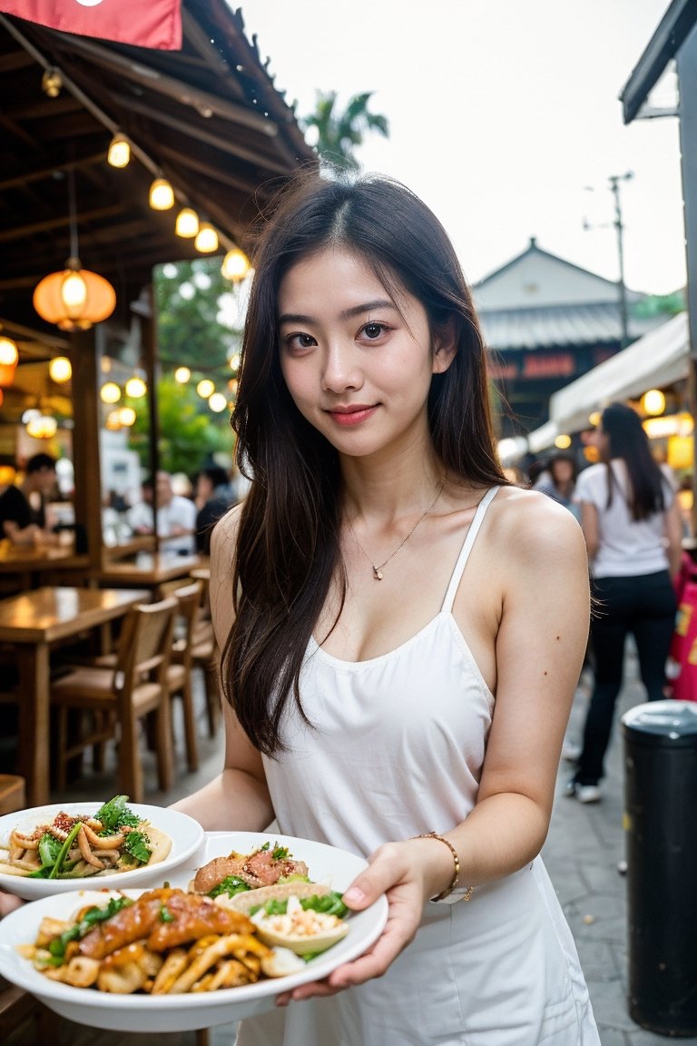 Nguyen,  an 18-year-old Vietnamese girl,  embarks on a dynamic street food adventure. She indulges in a variety of delicio...