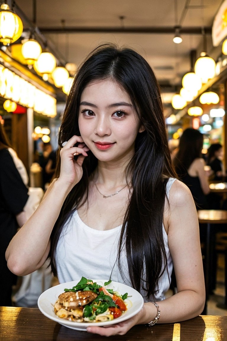 Nguyen,  an 18-year-old Vietnamese girl,  embarks on a dynamic street food adventure. She indulges in a variety of delicio...